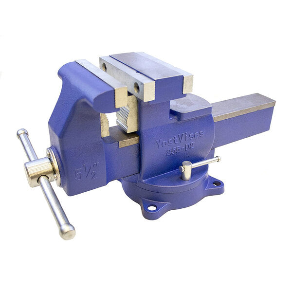 Yost Model 855-D2 5-1/2 Inch Multi-Purpose Reversible Combination Vise with Swivel Base - B2B Diesel & Gas Service