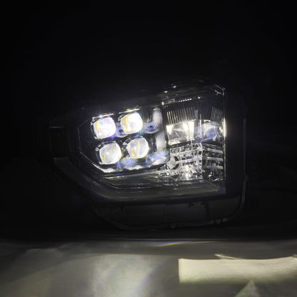 AlphaRex 14-21 Toyota Tundra NOVA-Series LED Proj Headlights Alpha-Blk w/Actv Light & Seq. Sig + DRL - B2B Diesel & Gas Service