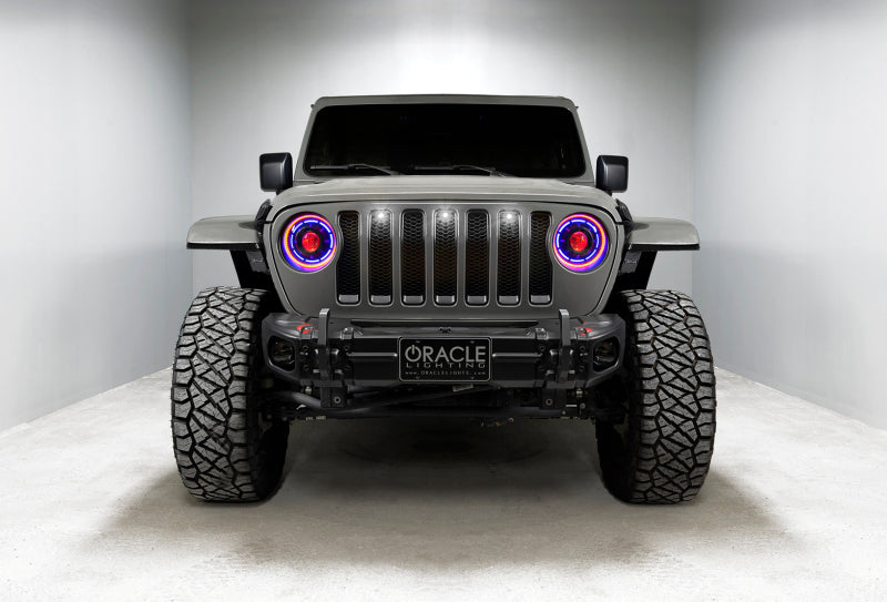 Oracle Pre-Runner Style LED Grille Kit for Jeep Gladiator JT - White - B2B Diesel & Gas Service
