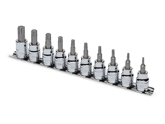 Eastwood 10pc - 3/8 Inch Drive Torx Bit Set 