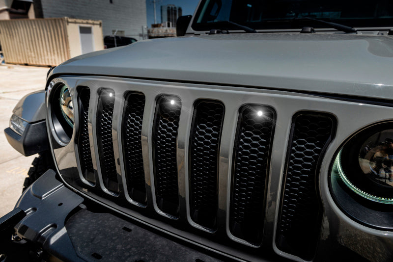 Oracle Pre-Runner Style LED Grille Kit for Jeep Gladiator JT - White - B2B Diesel & Gas Service