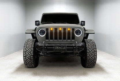 Oracle Jeep Wrangler JL Oculus Bi-LED Projector Headlights- Graphite Metallic - 5500K - B2B Diesel & Gas Service