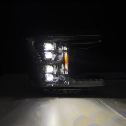 AlphaRex 18-20 Ford F-150 NOVA LED Proj Headlight Alpha Blk (14th Gen G2 Style) - B2B Diesel & Gas Service