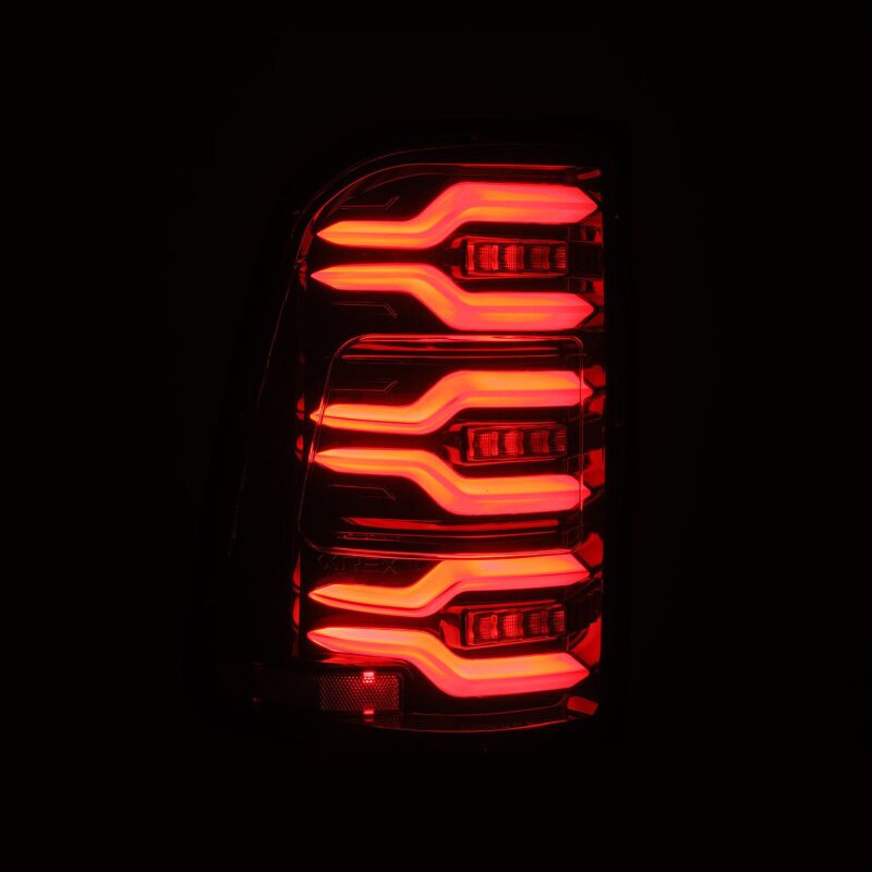 AlphaRex 19-21 Dodge Ram 1500 Luxx-Series LED Tail Lights Alpha-Black w/Activ Light/Seq Signal - B2B Diesel & Gas Service