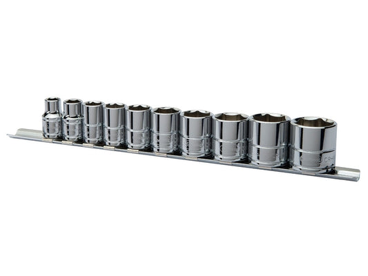 Eastwood 10pc - 3/8 Inch Drive SAE Shallow Socket Set 