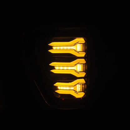 AlphaRex 21-22 Ford F150 LUXX LED Projector Tail Lights - Alpha-Black - B2B Diesel & Gas Service