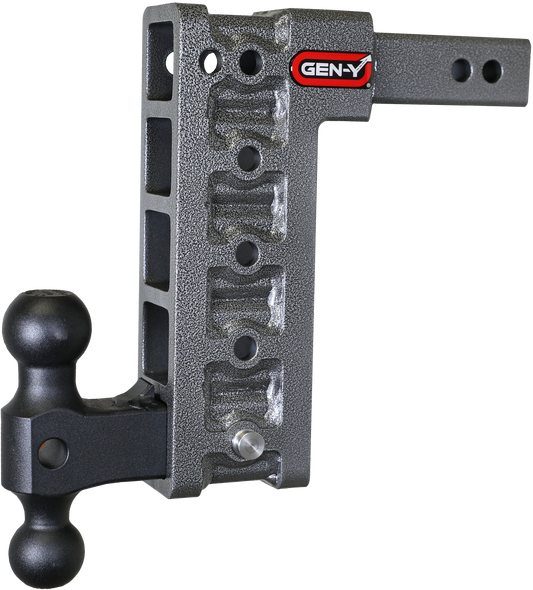 MEGA-DUTY 2" Shank 10" Drop 2K TW 16K Hitch & GH-051 Dual-Ball GH-515 - B2B Diesel and Gas Service