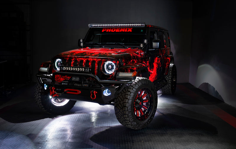 Oracle LED Illuminated Wheel Rings - ColorSHIFT No Remote - ColorSHIFT No Remote - B2B Diesel & Gas Service