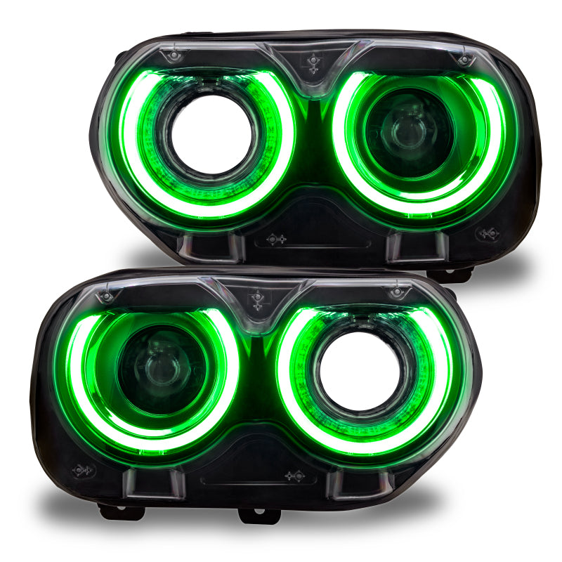 Oracle 15-21 Dodge Challenger RGB+W Headlight DRL Upgrade Kit - ColorSHIFT+W - B2B Diesel & Gas Service