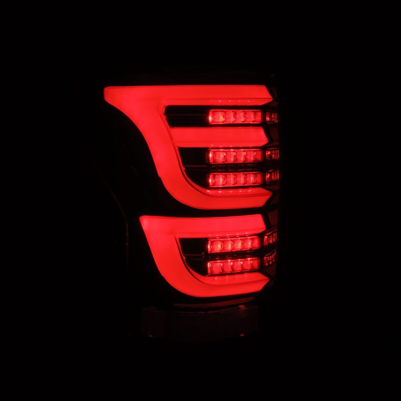 AlphaRex 07-13 Toyota Tundra LUXX-Series LED Tail Lights Alpha-Black - B2B Diesel & Gas Service