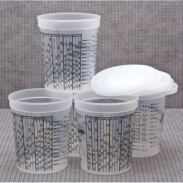 Universal Mixing Cups 1 QT Cups - 5 PC Set - B2B Diesel & Gas Service