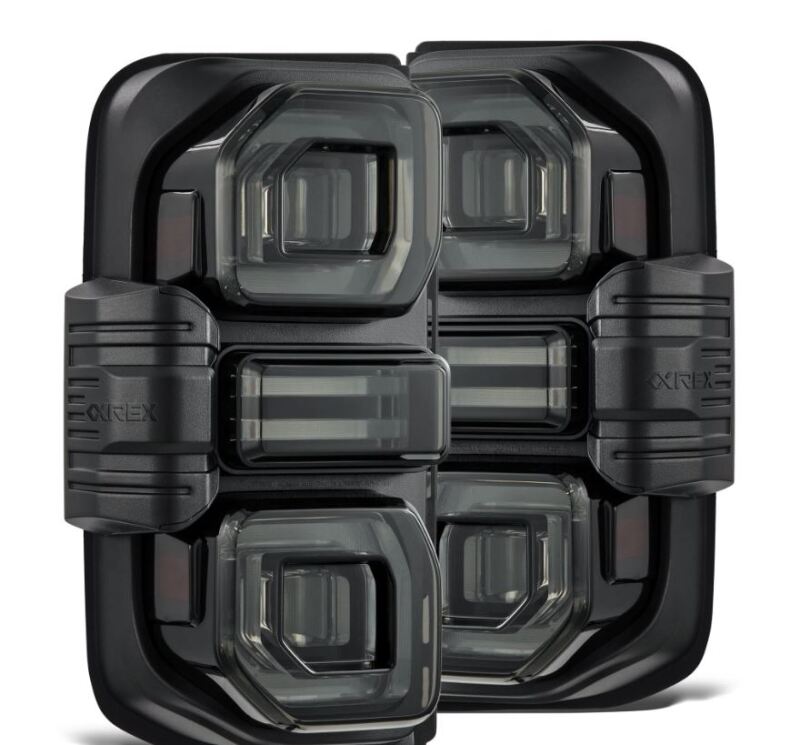 AlphaRex 21-24 Ford Bronco NOVA LED Tail Lights - Alpha-Black - B2B Diesel & Gas Service