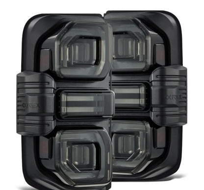 AlphaRex 21-24 Ford Bronco NOVA LED Tail Lights - Alpha-Black - B2B Diesel & Gas Service