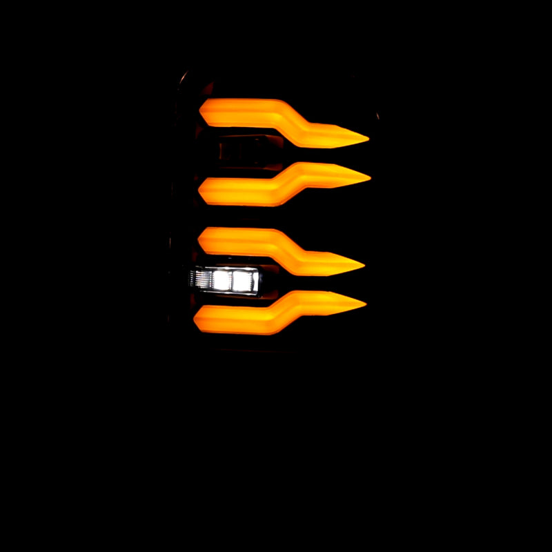 AlphaRex 94-01 Dodge Ram 1500/2500/3500 LUXX-Series LED Tail Lights - Alpha-Black - B2B Diesel & Gas Service