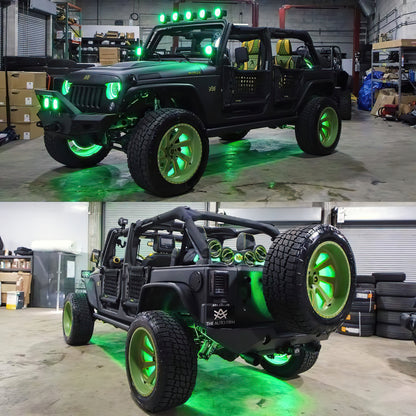 Oracle 7in High Powered LED Headlights - Black Bezel - Dynamic - Dynamic - B2B Diesel & Gas Service