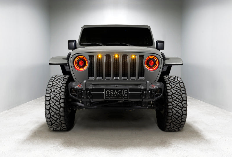 Oracle Oculus Bi-LED Projector Headlights for Jeep JL/Gladiator JT - w/ Simple Controller - B2B Diesel & Gas Service