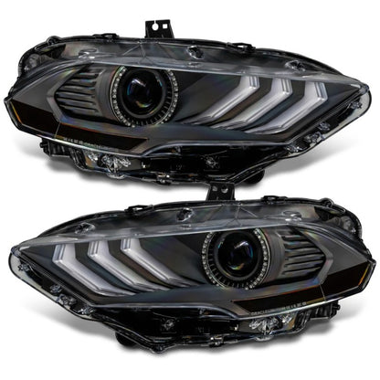 Oracle Lighting 18-23 Ford Mustang Dynamic ColorSHIFT LED Headlights - Black Series - B2B Diesel & Gas Service