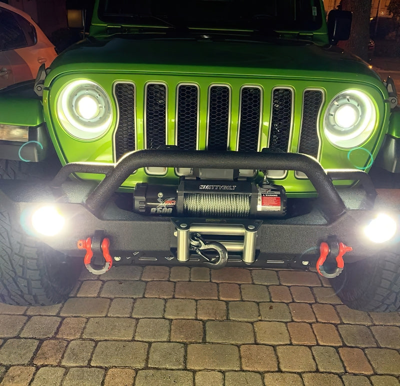 Oracle Jeep Wrangler JL Oculus Bi-LED Projector Headlights- Graphite Metallic - 5500K - B2B Diesel & Gas Service