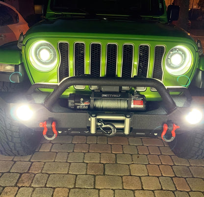 Oracle Jeep Wrangler JL Oculus Bi-LED Projector Headlights- Graphite Metallic - 5500K - B2B Diesel & Gas Service