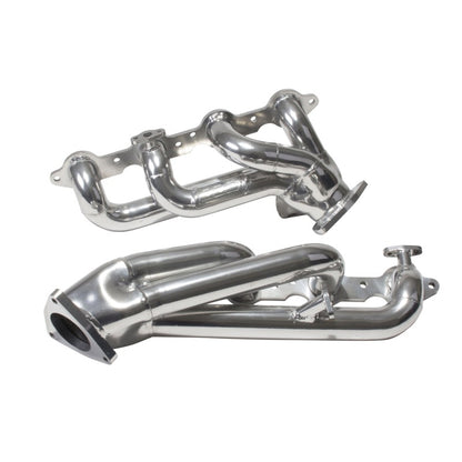 BBK 99-04 GM Truck SUV 4.8 5.3 Shorty Tuned Length Exhaust Headers - 1-3/4 Silver Ceramic - B2B Diesel & Gas Service