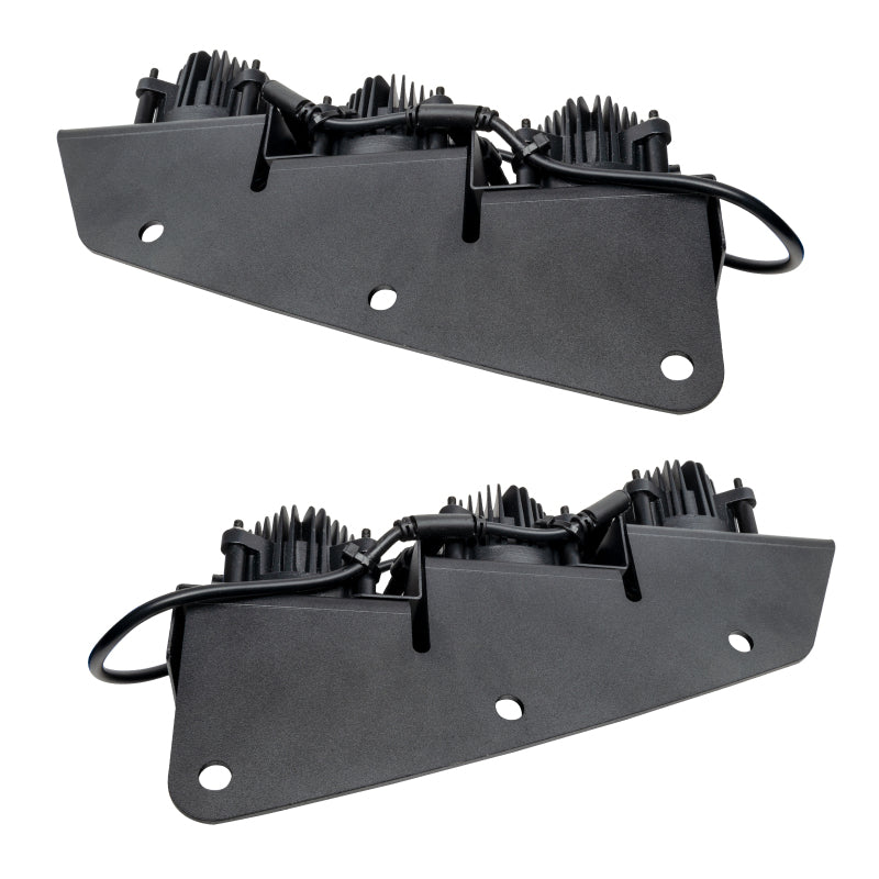ORACLE Lighting 21-22 Ford Bronco Triple LED Fog Light Kit for Steel Bumper - White - B2B Diesel & Gas Service