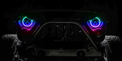 Oracle 7in High Powered LED Headlights - Black Bezel - Dynamic - Dynamic - B2B Diesel & Gas Service