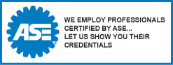 Logo of the American Society of Engineers with text about employment of certified professionals.