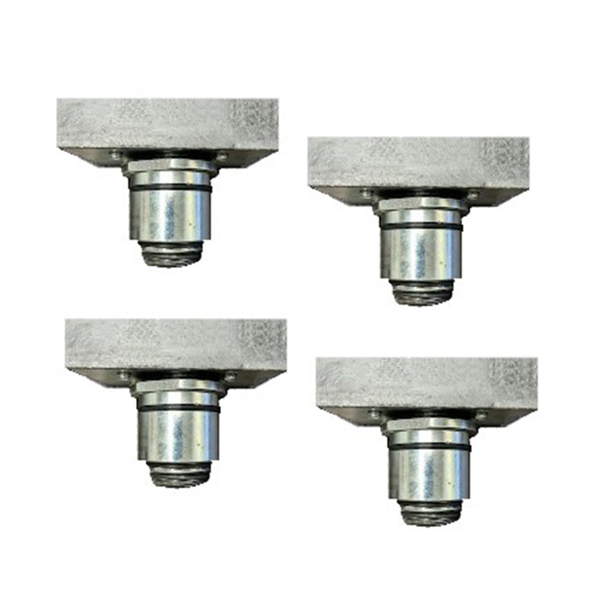 Atlas R Hub Adapter Atlas Equipment Set of 4 Slotted Rubber Adjustable Adapters, 1.57