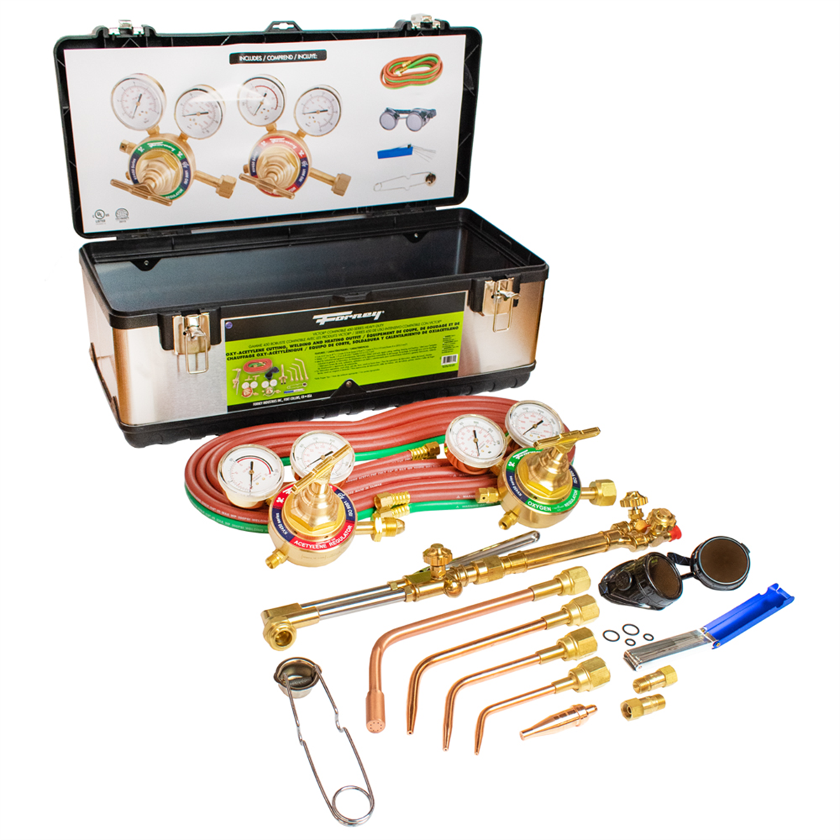 Forney Industries 1711 Commander Heavy-Duty Torch Kit (Victor Style) - 1711 - B2B Diesel & Gas Service