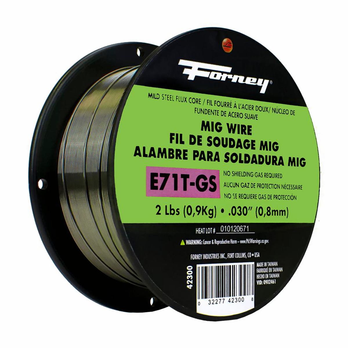 Forney Industries E71T-GS Self, Steel Flux-Core Welding Wire, .030 in x 2 Pound - 42300 - B2B Diesel & Gas Service