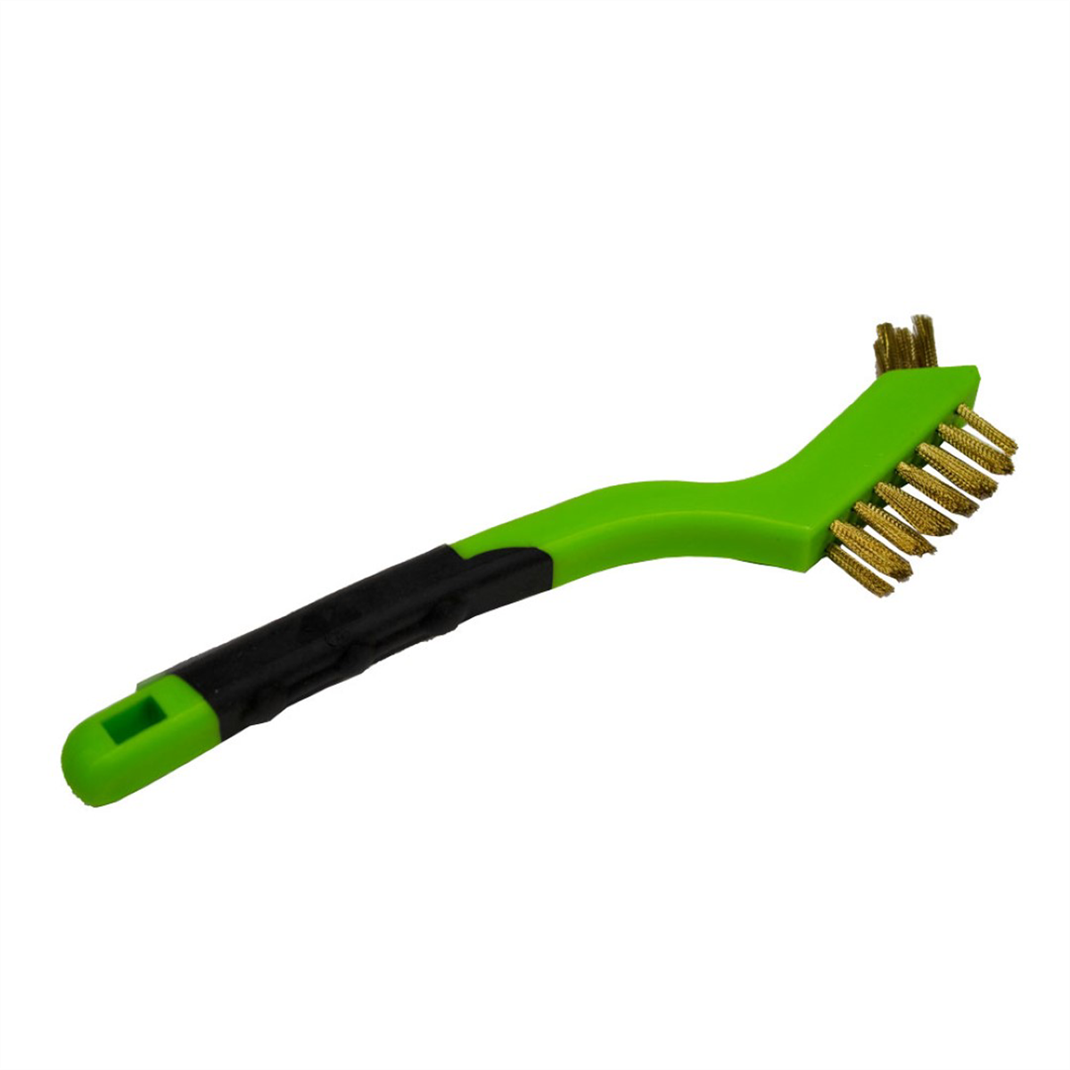 Forney Industries Scratch Brush with Plastic Handle, Brass, 3 x 7 Rows - 70527 - B2B Diesel & Gas Service