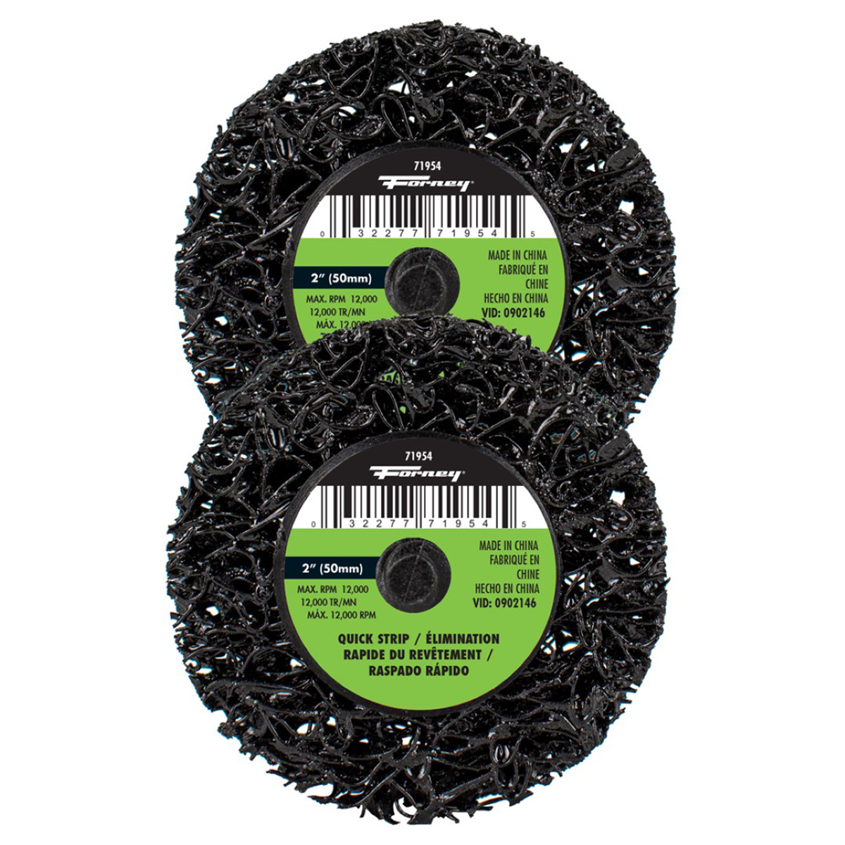 Forney Industries Quick Change Stripping Disc, 2 in (2-Pack of Forney 71954) - 71612 - B2B Diesel & Gas Service
