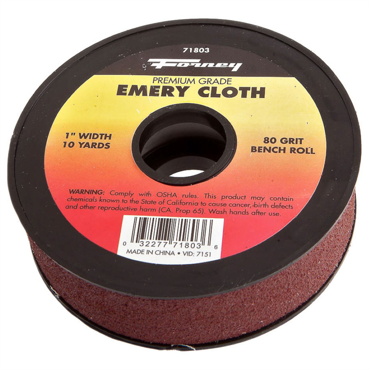 Forney Industries Emery Cloth Bench Roll, 80 Grit - 71803 - B2B Diesel & Gas Service
