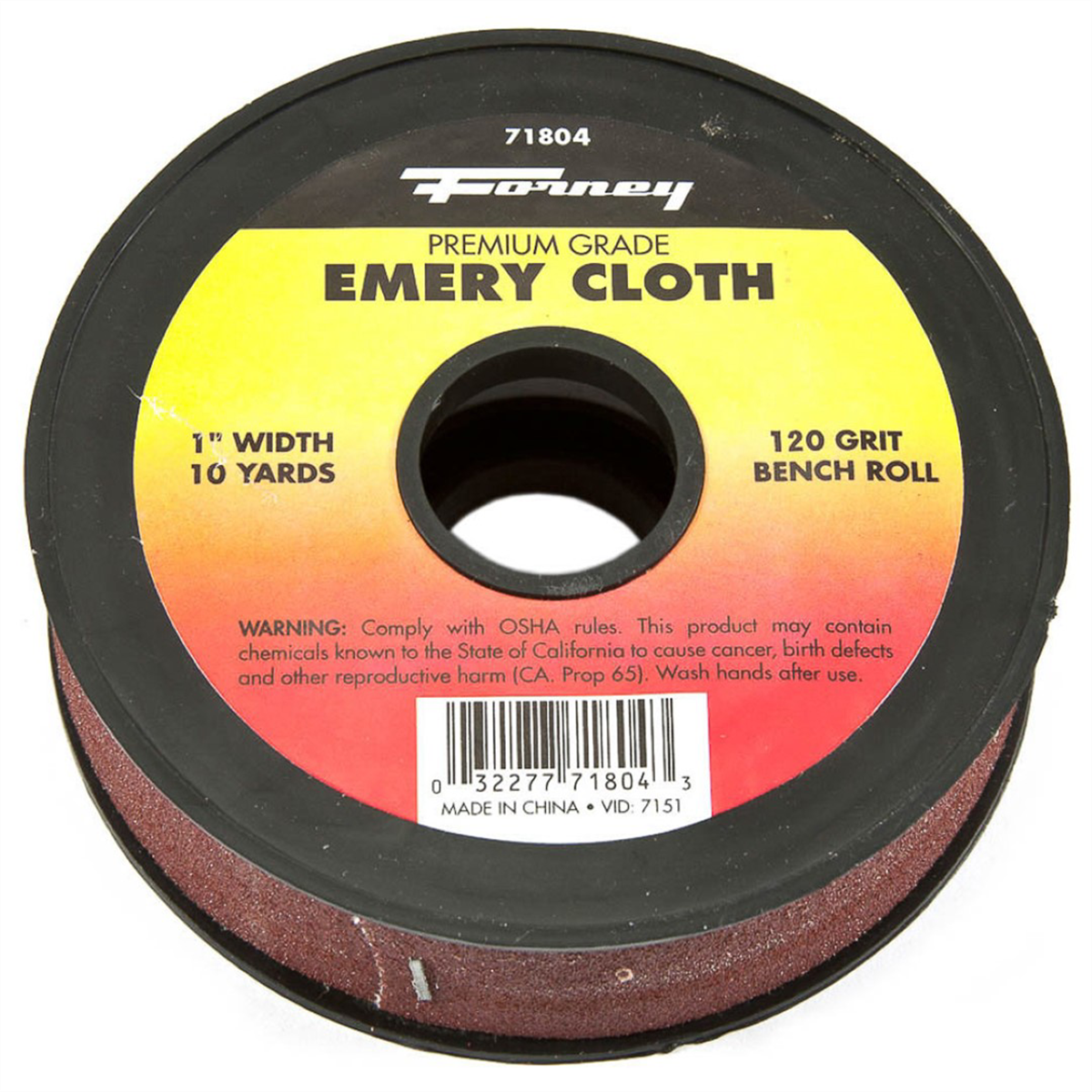 Forney Industries Emery Cloth Bench Roll, 120 Grit - 71804 - B2B Diesel & Gas Service