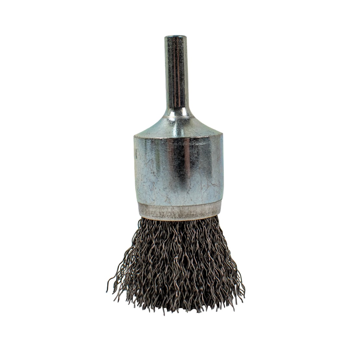 Forney Industries End Brush, Coarse Crimped Wire, 1" x .012" x 1/4" Rounded Shank - 72737 - B2B Diesel & Gas Service