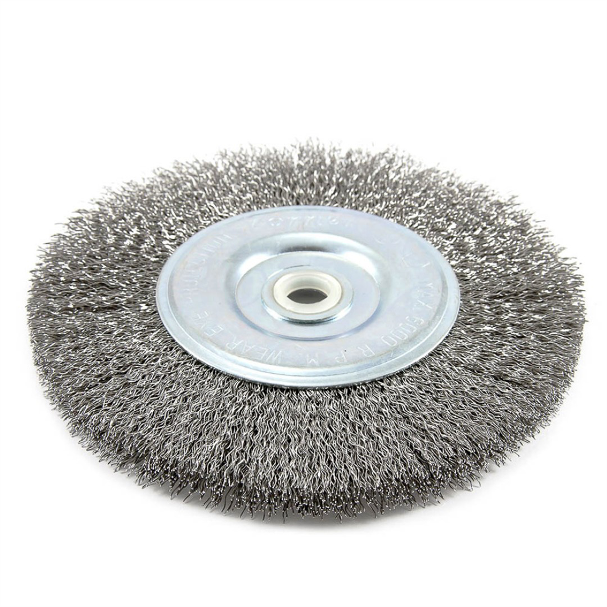 Forney Industries Wire Wheel, Crimped, 6 in x .012 in x 1/2 in - 5/8 in Arbor - 72745 - B2B Diesel & Gas Service
