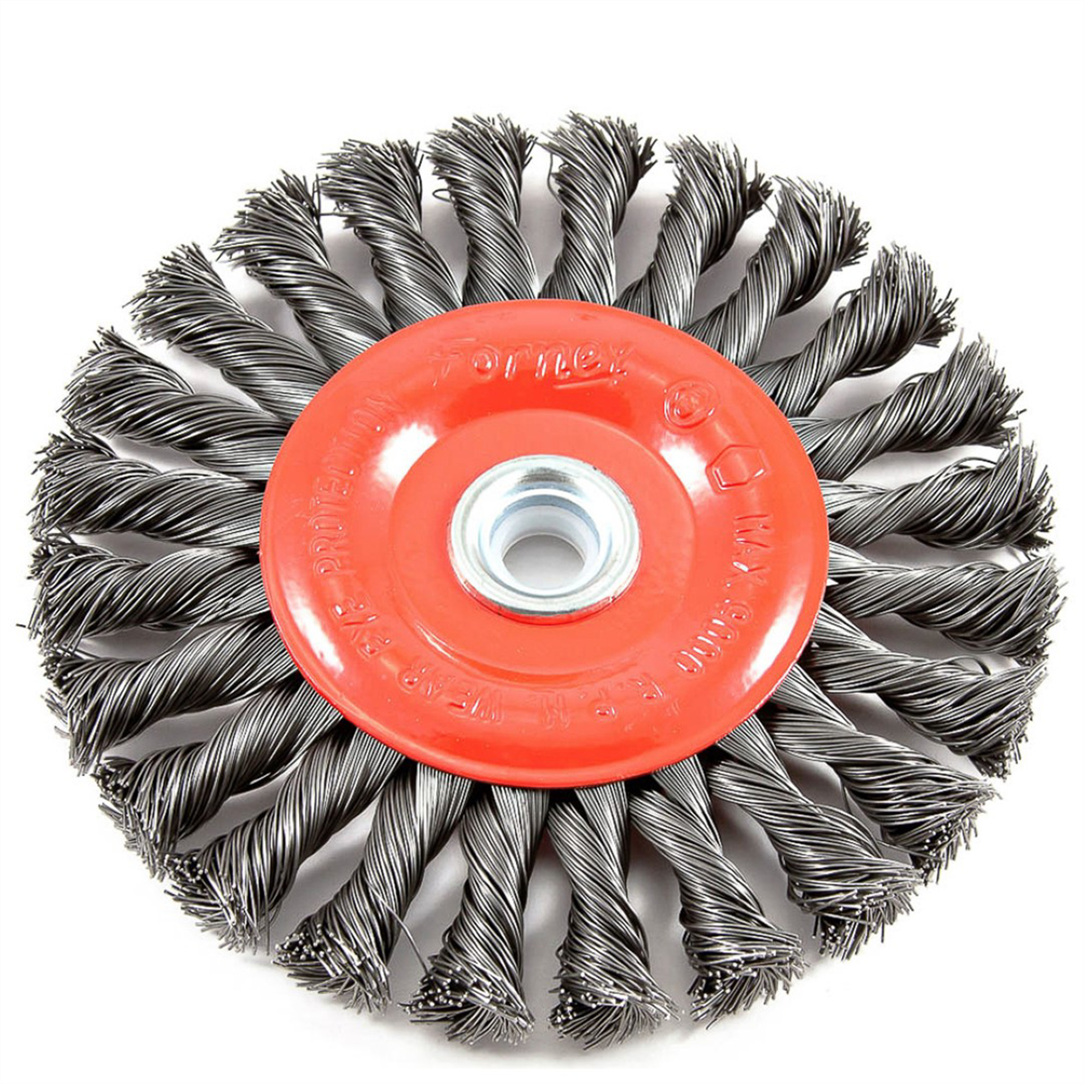 Forney Industries Wire Wheel Knotted, 6 in x .020 in x 1/2 - 5/8 in Arbor - 72749 - B2B Diesel & Gas Service