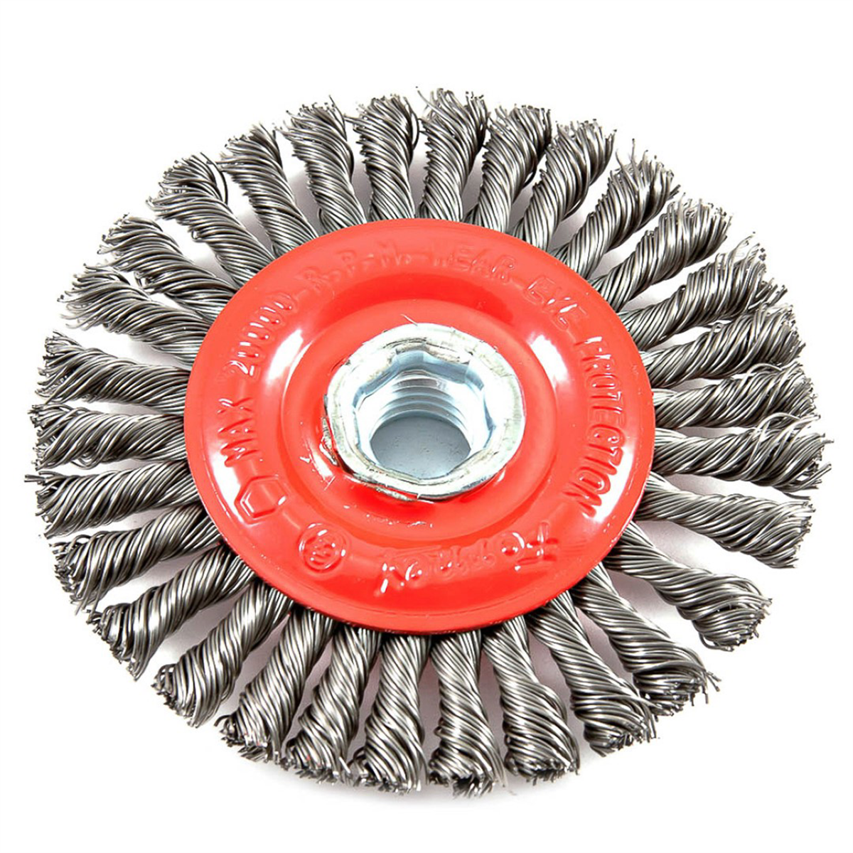 Forney Industries Wire Wheel, Stringer Bead, 4 in x .020 in x 5/8 in-11 Arbor - 72760 - B2B Diesel & Gas Service