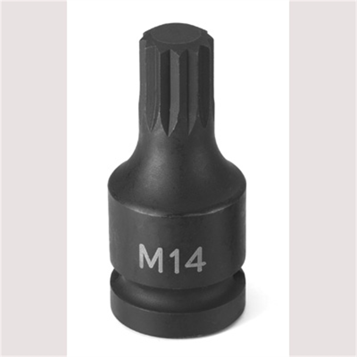 Grey Pneumatic SOC M14 1/2D IMP TRPLE SQ MALE BLK