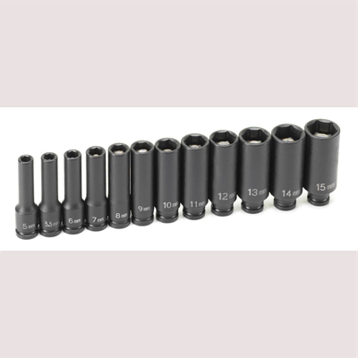 Grey Pneumatic 1/4"DR 12PC DP MAG