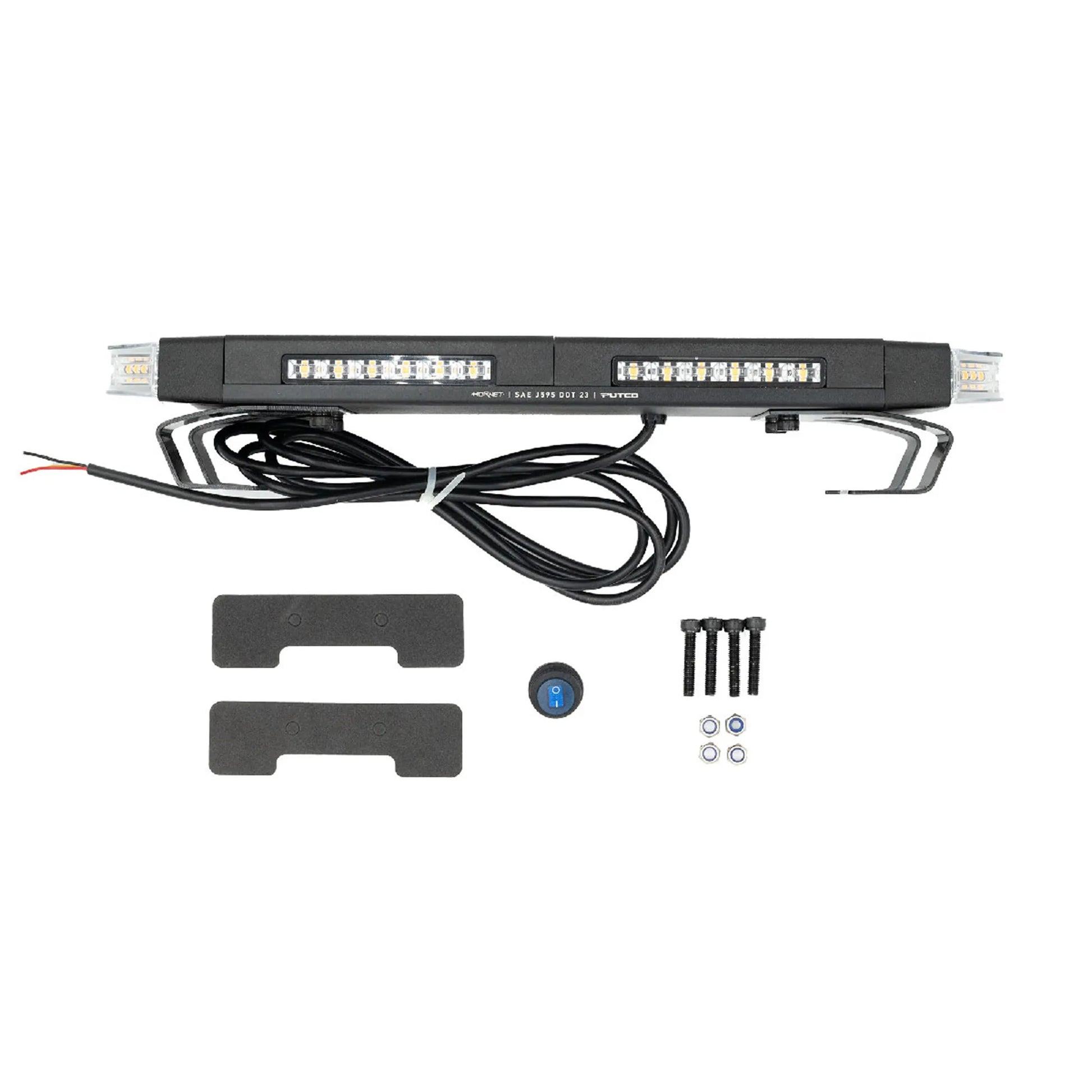 Putco 16 inch Hornet Amber LED Stealth Rooftop Amber Strobe Light Bar 950116 - B2B Diesel & Gas Service