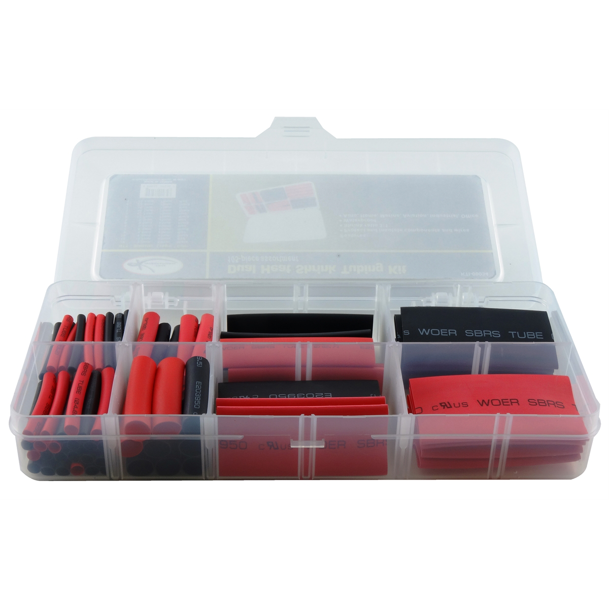 K Tool International Heat Shrink Tube Assortment Dual-Wall - 105 Pieces P/N 00034 - B2B Diesel & Gas Service