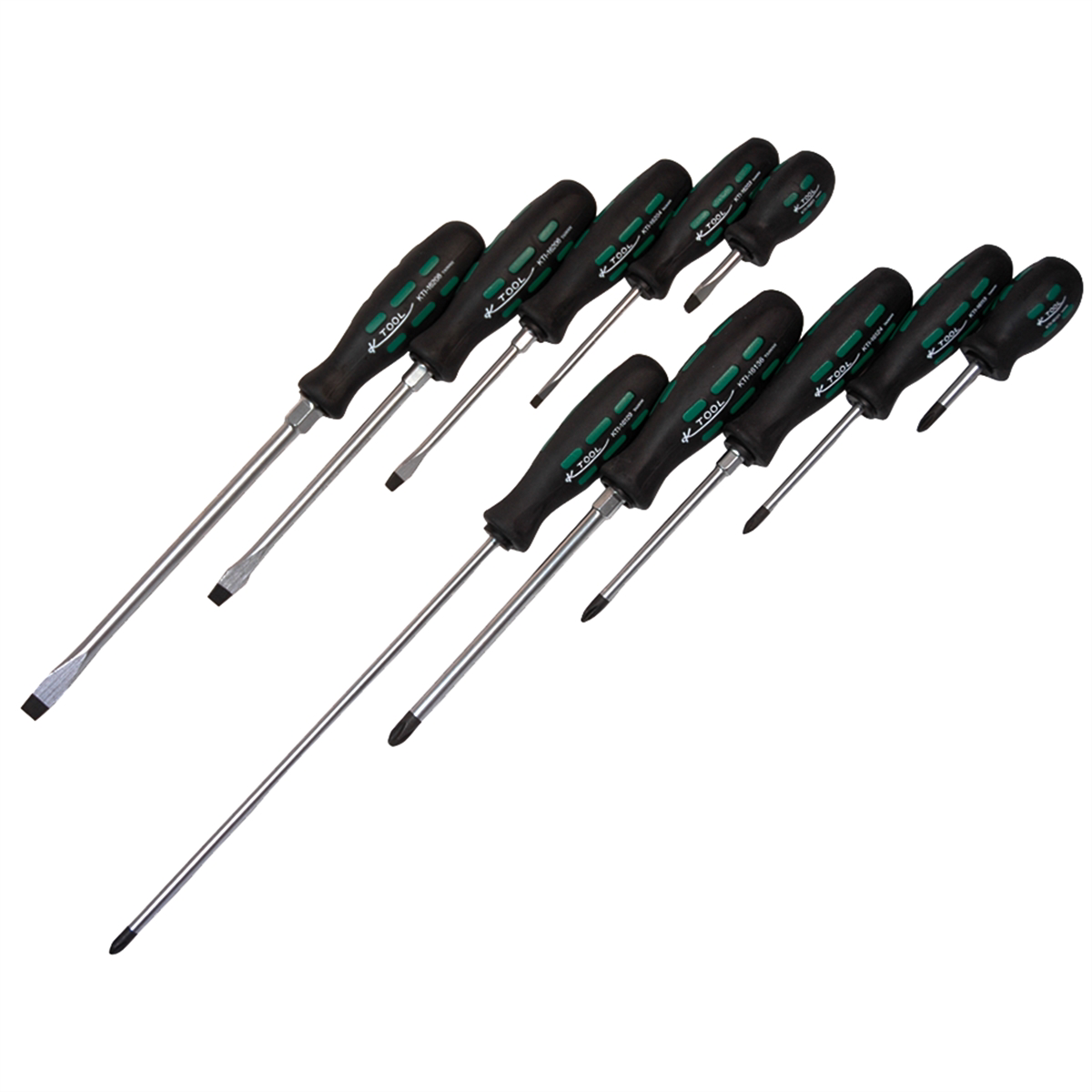 K Tool International 10-Piece Professional Screwdriver Set with Triangu P/N 16000 - B2B Diesel & Gas Service