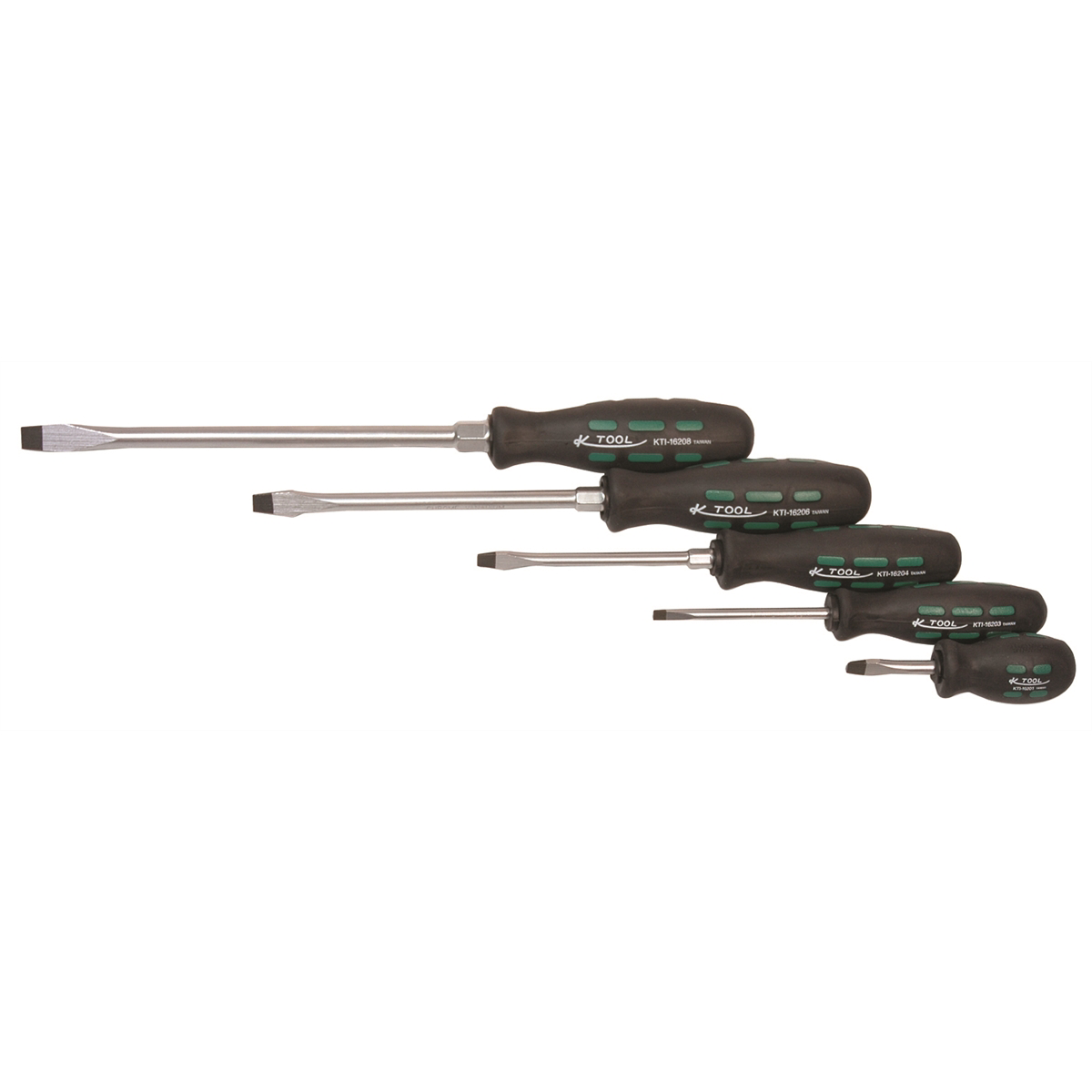 K Tool International SCREWDRIVER SET SLOTTED 5 PC SET P/N 16001 - B2B Diesel & Gas Service