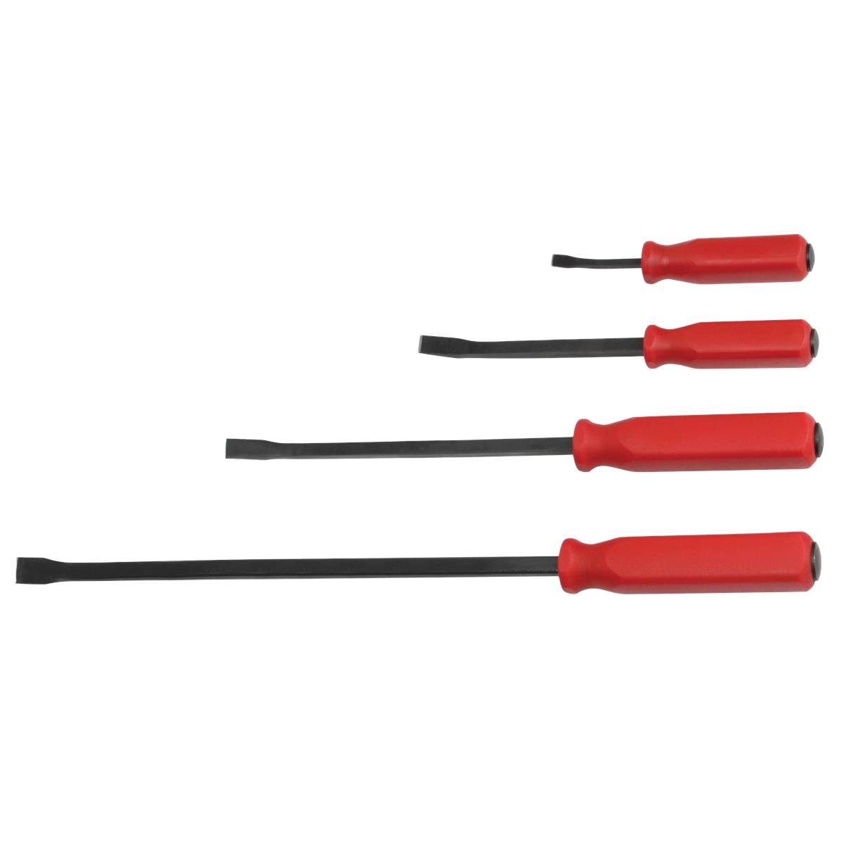 K Tool International 4 Pc Handled Pry Bar set (8", 12", 18", 24") P/N HPR/4/ST - B2B Diesel & Gas Service