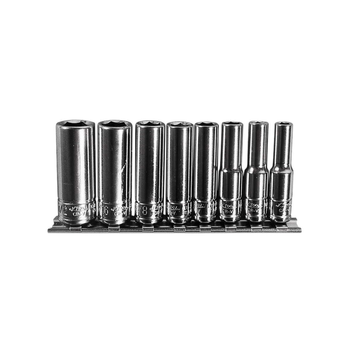 K Tool International 8-PIECE 1/4 " DR 6-PT SAE DEEP P/N 21200 - B2B Diesel & Gas Service