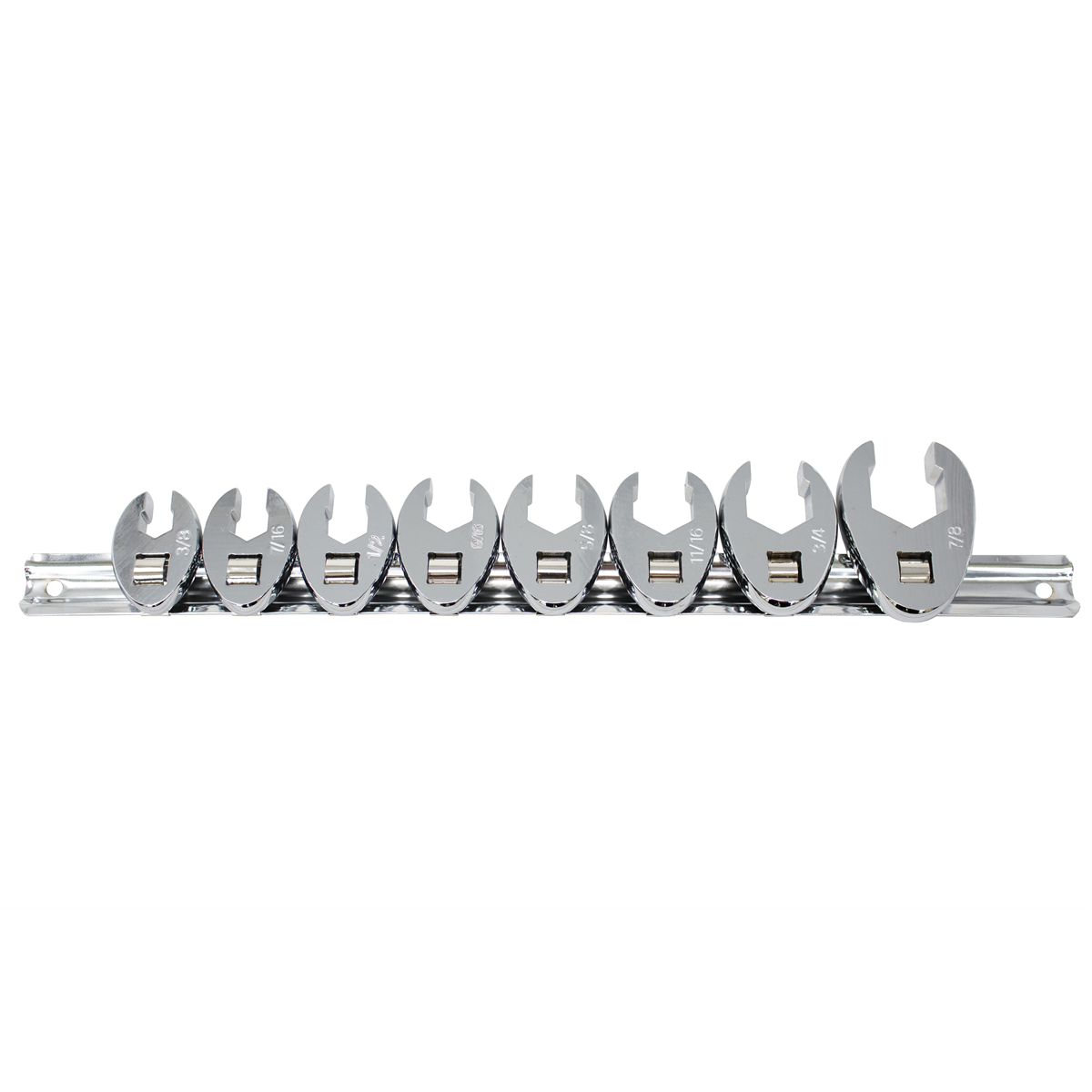 K Tool International Crowfoot Flare Nut Set SAE 8 Piece 3/8 Inch Drive P/N 22300 - B2B Diesel & Gas Service