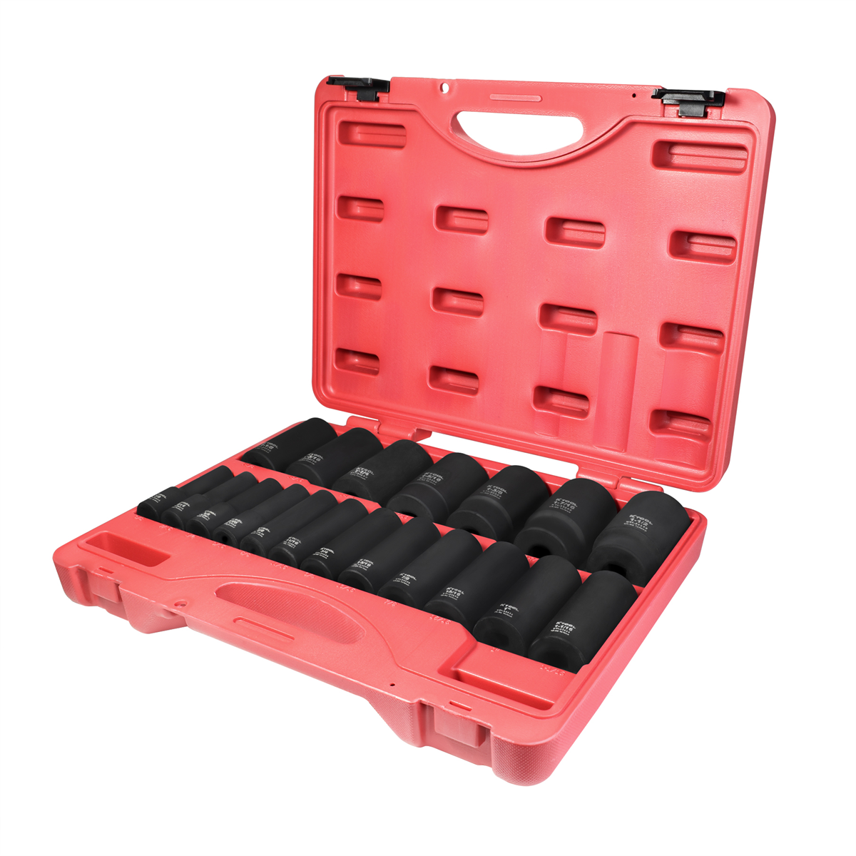 K Tool International Socket Set Fractional Impact 1/2 in. Dr 19 Piece Deep P/N 33202 - B2B Diesel & Gas Service