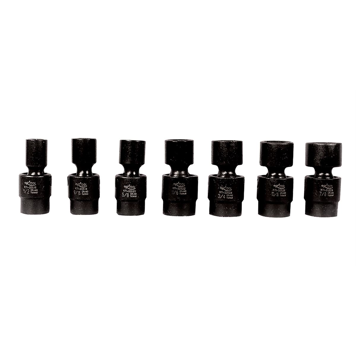 K Tool International SOC SET IMP FLEX 1/2" DR 7 PC. P/N 33500 - B2B Diesel & Gas Service