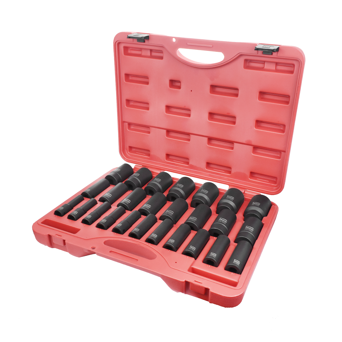 K Tool International Socket Set Metric Impact 1/2 in. Deep 26 Piece P/N 38202 - B2B Diesel & Gas Service